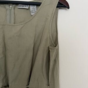 Vintage Linen Maxi Dress